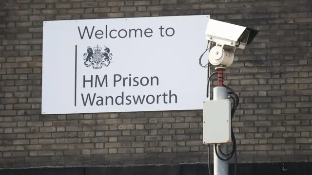 A security camera outside Wandsworth