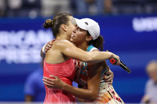 Aryna Sabalenka and Madison Keys
