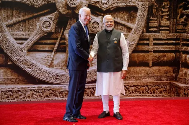 Joe Biden and Narendra Modi