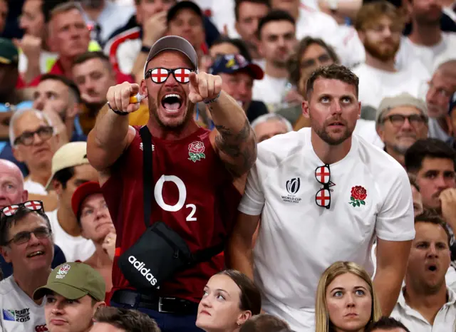 England rugby fans