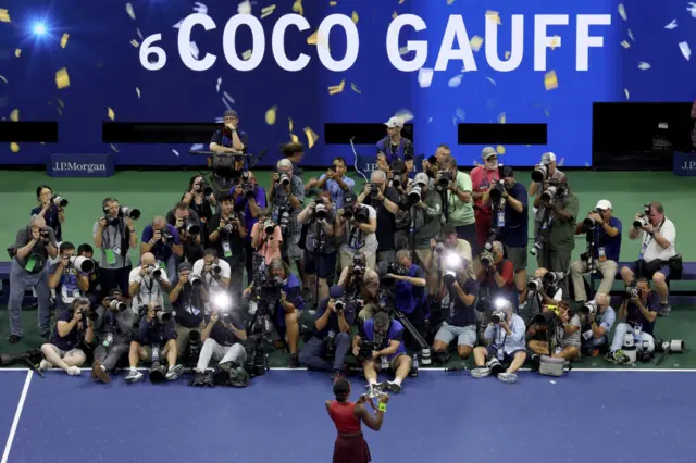 Coco Gauff photographers