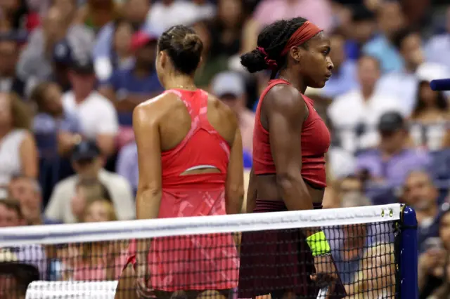 Aryna Sabalenka and Coco Gauff