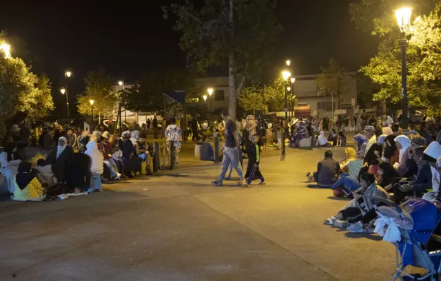 People in the Capital Rabat, hundreds of kms away from the epicentre, spent the night outside as well, scared of a second earthquake