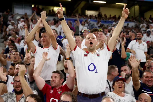 England rugby fans