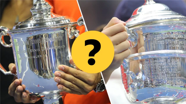 US Open trophies