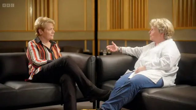 Sandi Toksvig and Marin Alsop