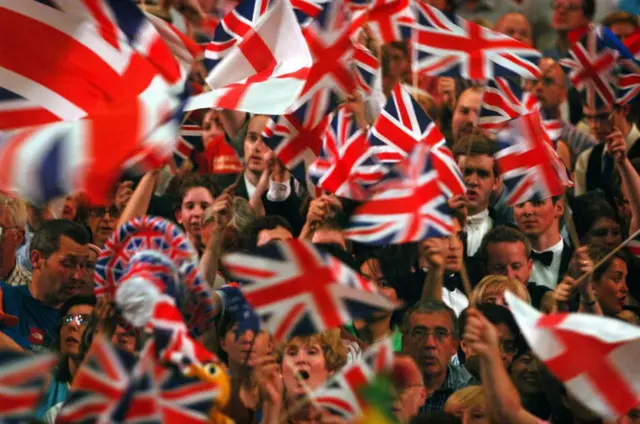 Flags have been flown for decades - this picture was taken in 2007