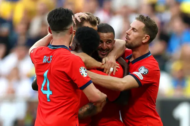 England celebrate