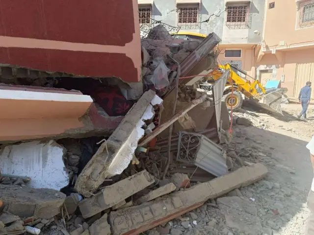 Rubble in Marrakesh