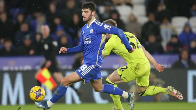 Tom Cannon scores for Leicester