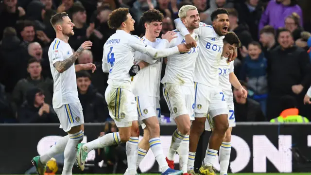 Patrick Bamford celebrates scoring