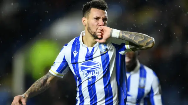 Marvin Johnson celebrates scoring