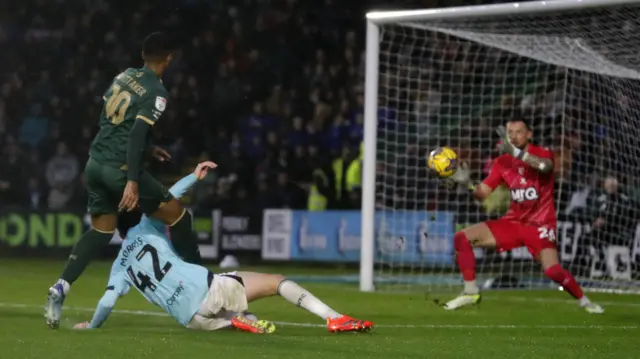 Morgan Whittaker scores for Plymouth