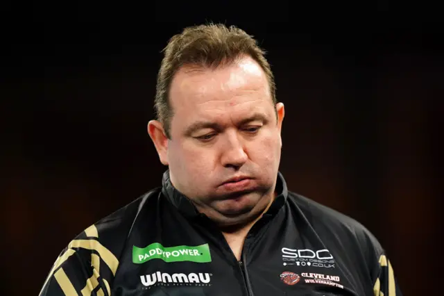 Brendan Dolan sighs