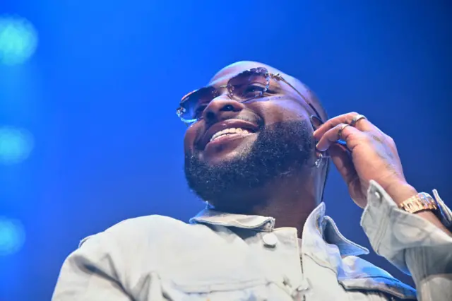 Davido performs during his "Timeless" tour at Budweiser Stage on July 15, 2023 in Toronto, Ontario