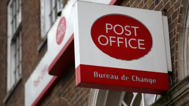 A Post Office in London, Britain, 08 January 2024