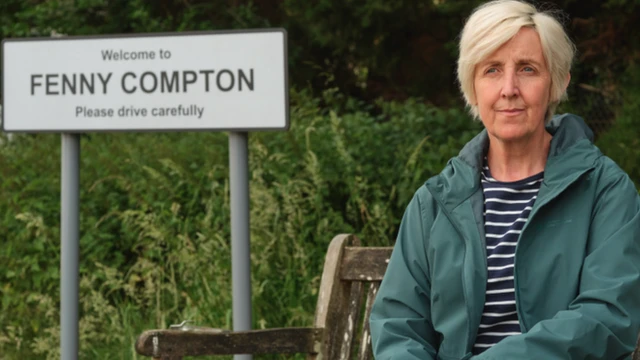 Julie Hesmondhalgh is pictured in character as Suzanne Sercombe