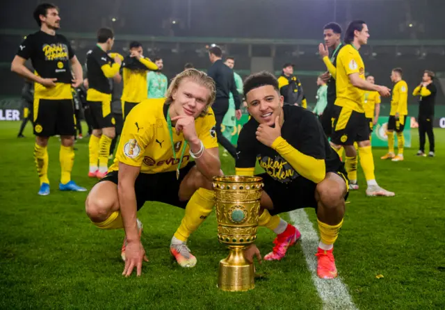 Erling Haaland and Jadon Sancho