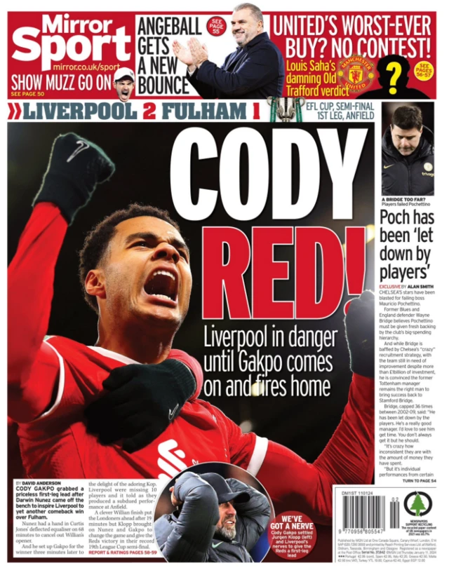 Mirror Sport backpage