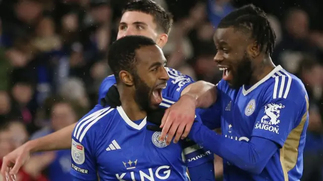 Leicester City celebrate