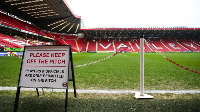 General view of The Valley. home of Charlton Athletic