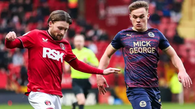 Alfie May in action for Charlton