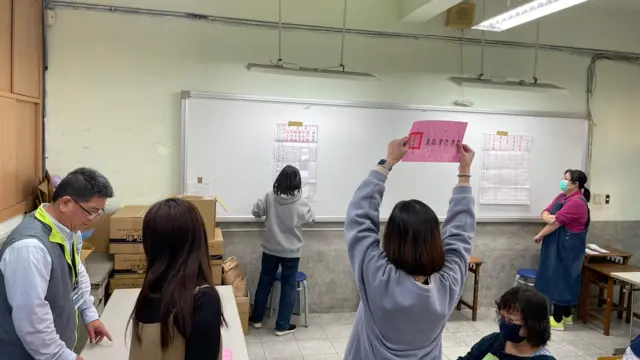 Voting has begun in this polling station