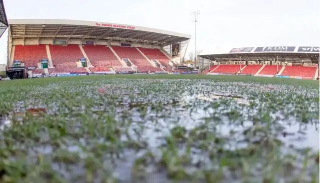 East End Park pitch