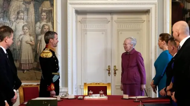 This photo was taken just after Margrethe formally abdicated