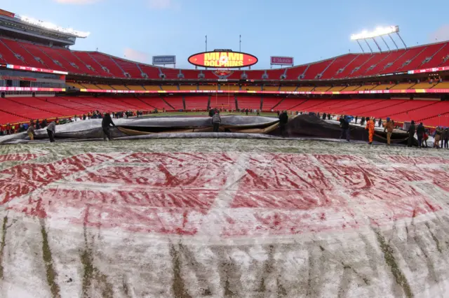 The field at Arrowhead Stadium