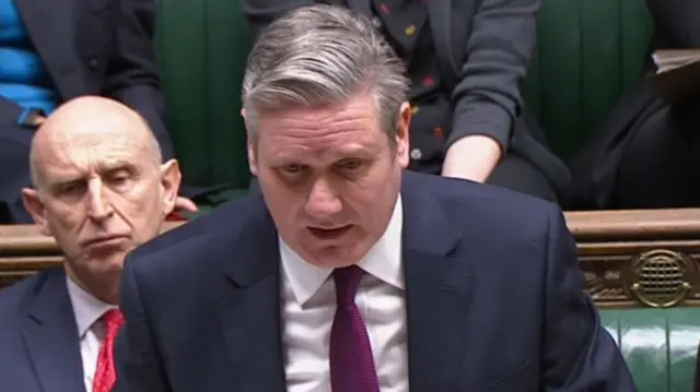 Sir Keir Starmer speaks in the House of Commons