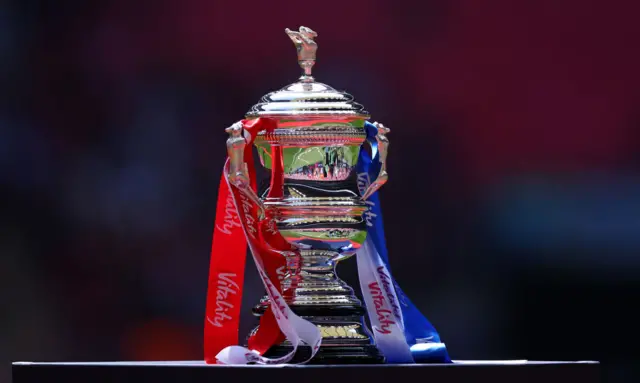 The Women's FA Cup trophy