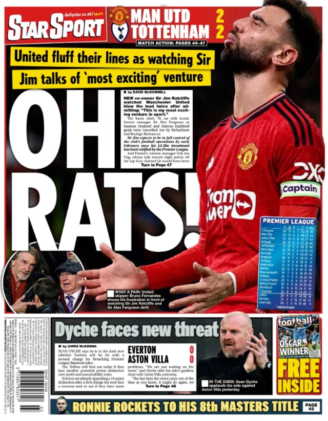 The Star's back page