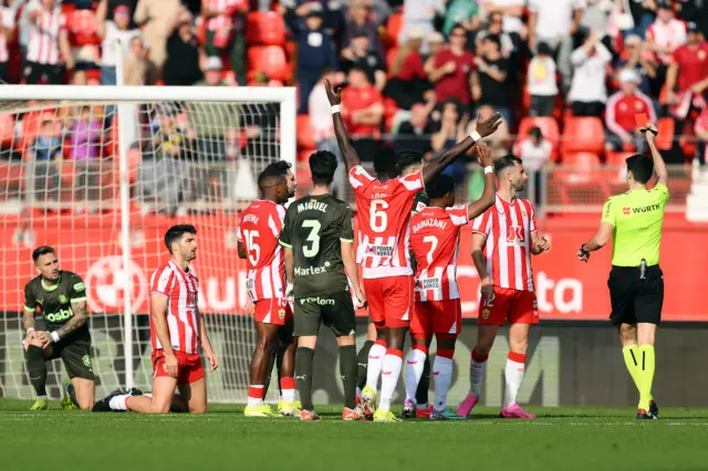 Victory would have moved Girona three points clear of Real Madrid at the top of the La Liga table