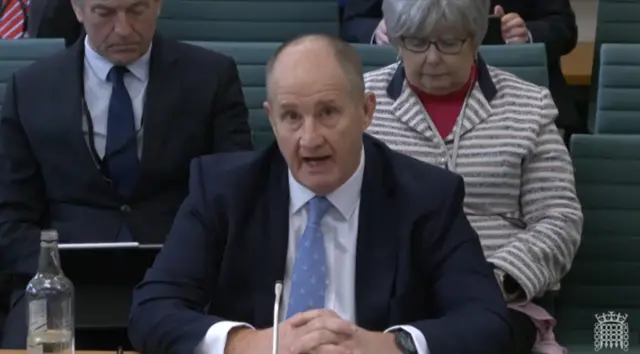 Kevin Hollinrake, giving evidence to the Business and Trade Committee