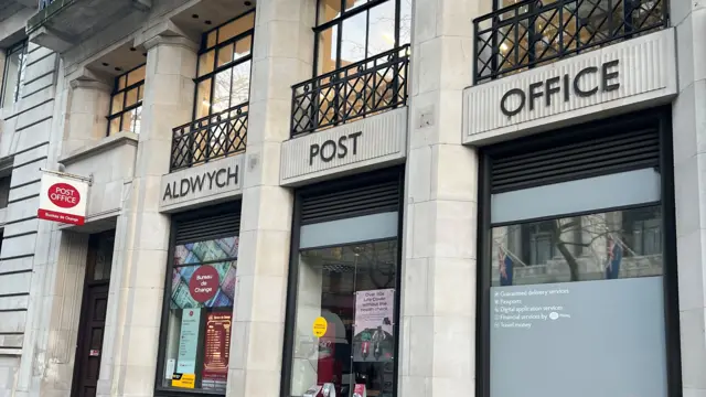 A photo of Aldwych Post Office