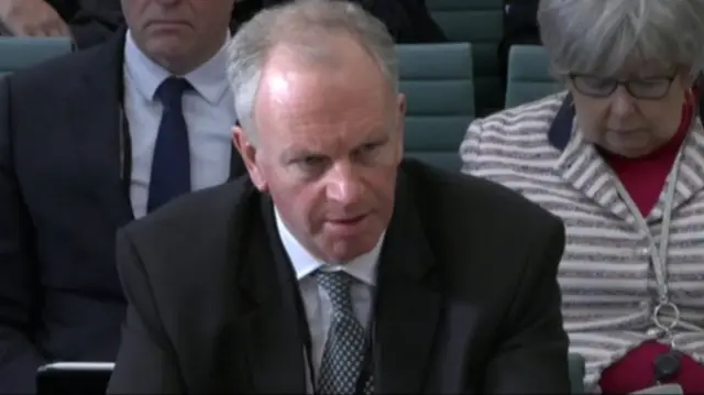 Nick Read speaks to a Commons committee