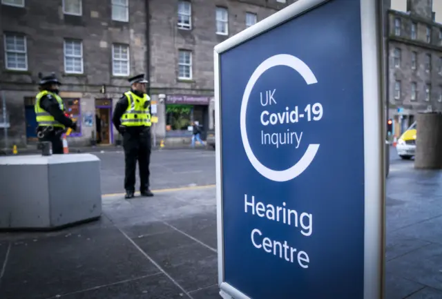 covid inquiry sign