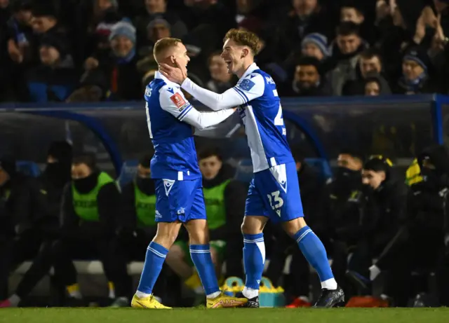 Bristol Rovers celebrate