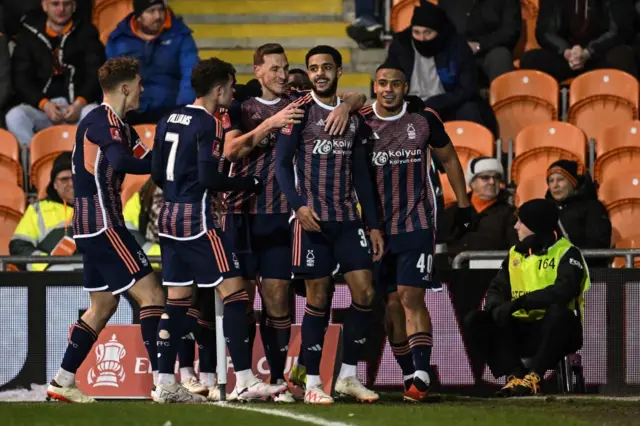 Nottingham Forest celebrate