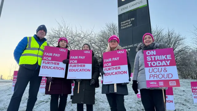 University and College Union workers