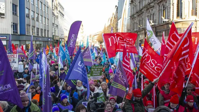 Rally in Belfast