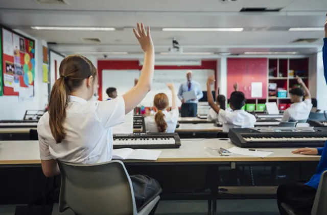 Pupils in class