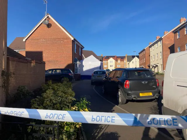 Police outside house in Costessey