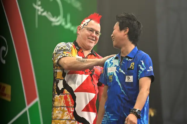 Peter Wright and Huraki Muramatsu