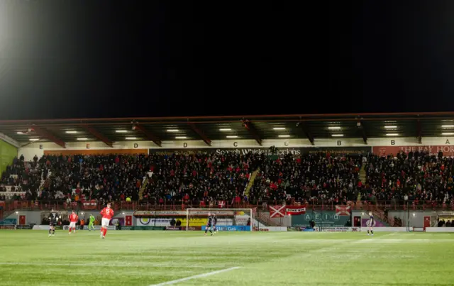 Aberdeen away fans