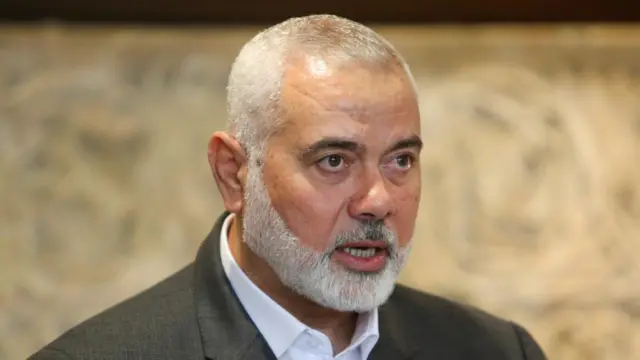 Palestinian group Hamas' top leader, Ismail Haniyeh