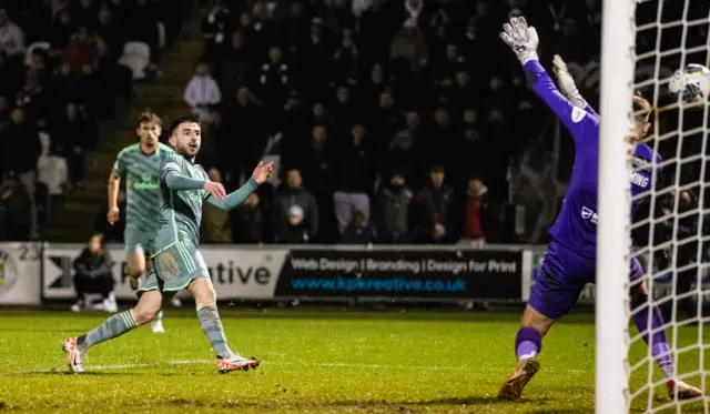 Greg Taylor makes it 3-0 Celtic