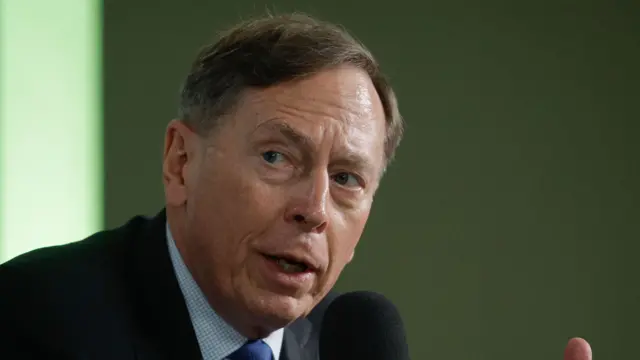 Former CIA Director and retired US General David H. Petraeus