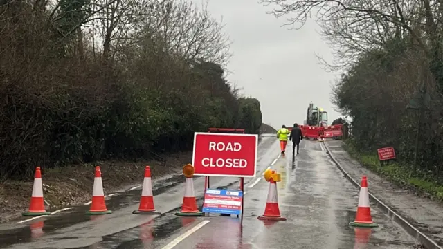 Road closed